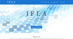 Desktop Screenshot of ifla.org.uk