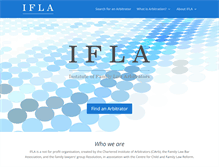 Tablet Screenshot of ifla.org.uk