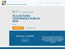 Tablet Screenshot of ifla.com